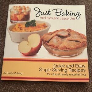 Mini Pies and Casseroles Cookbook - Orange Cover